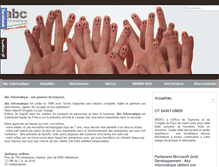 Tablet Screenshot of abc-informatique.com